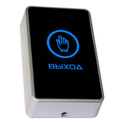 TS-MAGIC (черная) Кнопка выхода TS-MAGIC сенсорная, подсветка,питание 12-24В DC, реле 3А, 30В, COM/