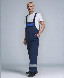 Комбинезон Легион летний синий на лямках Штаны рабочие