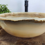 Раковина из оникса Bowl Yellow TinLip BO-60983 45*45*17