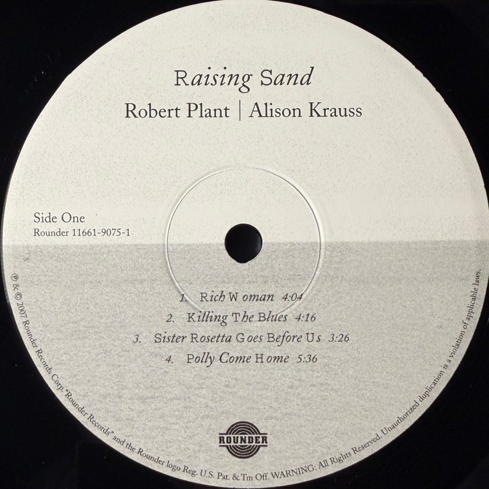 Robert Plant | Alison Krauss - Raising Sand 2LP (США 2007г.)