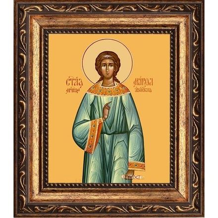 Марфа Азийская, мученица, дева. Икона на холсте.