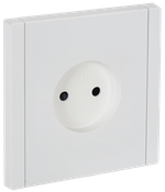 FORTE&PIANO Розетка 1-местная без заземления с защитными шторками винтовое крепление 10А FP217 белый IEK