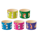 Форма бумажная для кулича d110*h85 мм ЗВЕРЯТА (300-350г)