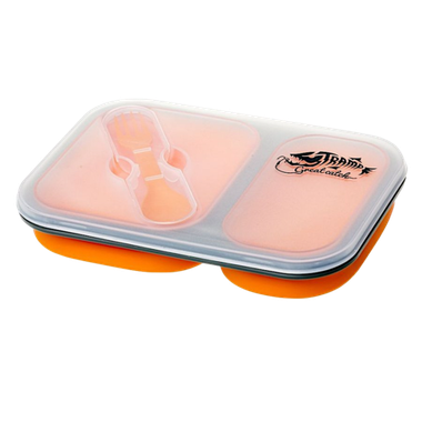 Силиконовый контейнер 2-отсека с ловилкой Tramp TRC-090 900мл -