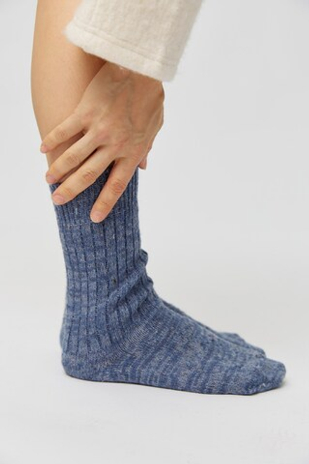 Носки из шерсти цвета джинс