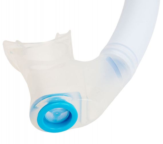 Трубка Seac Tribe Dry прозрачный/голубой