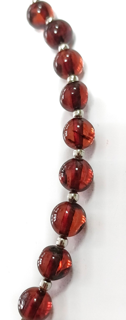 Чокер с янтарем