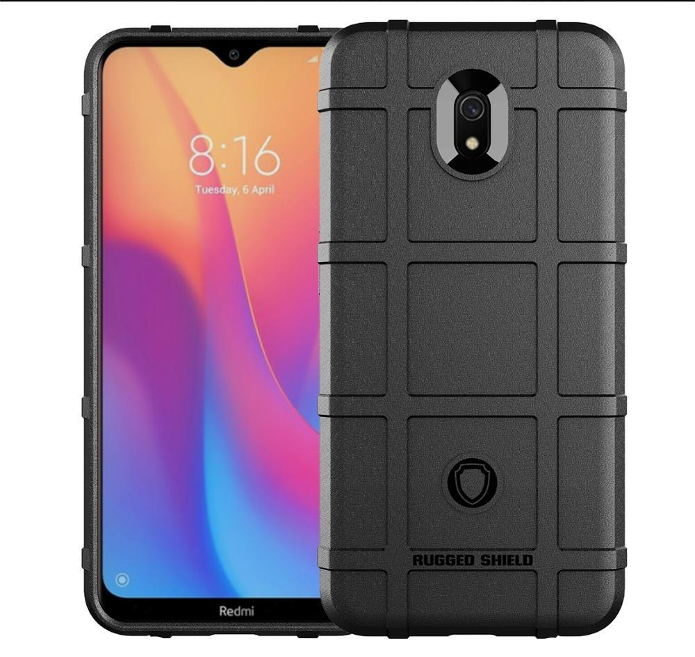 Чехол для Xiaomi Redmi 8A цвет Black (черный), серия Armor от Caseport