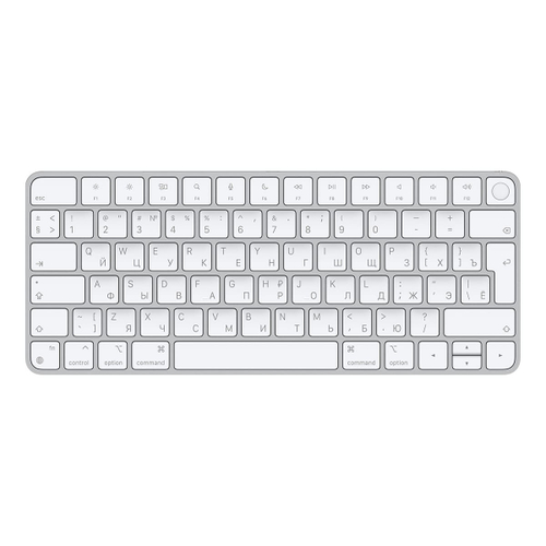 Клавиатура беспроводная Apple Magic Keyboard с Touch ID (MK293RS) Серебристый