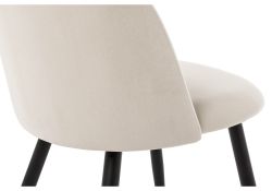 Стул на металлокаркасе Gabi 1 beige / black