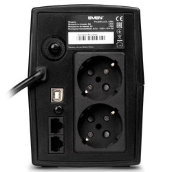 Источник бесперебойного питания SVEN Pro 650 (LCD, USB)