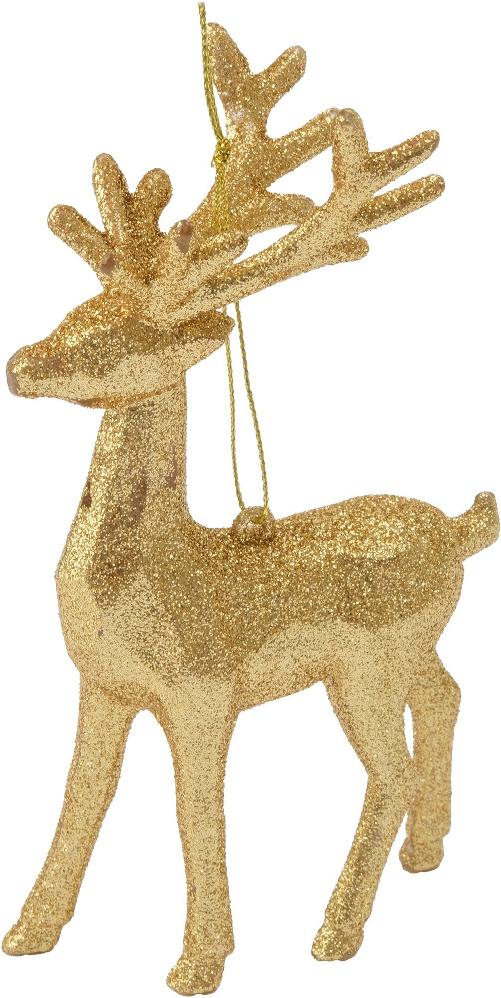 Украшение фигурное Олень 15,5х10х6см золото, акрил, SYYKLC-1924343