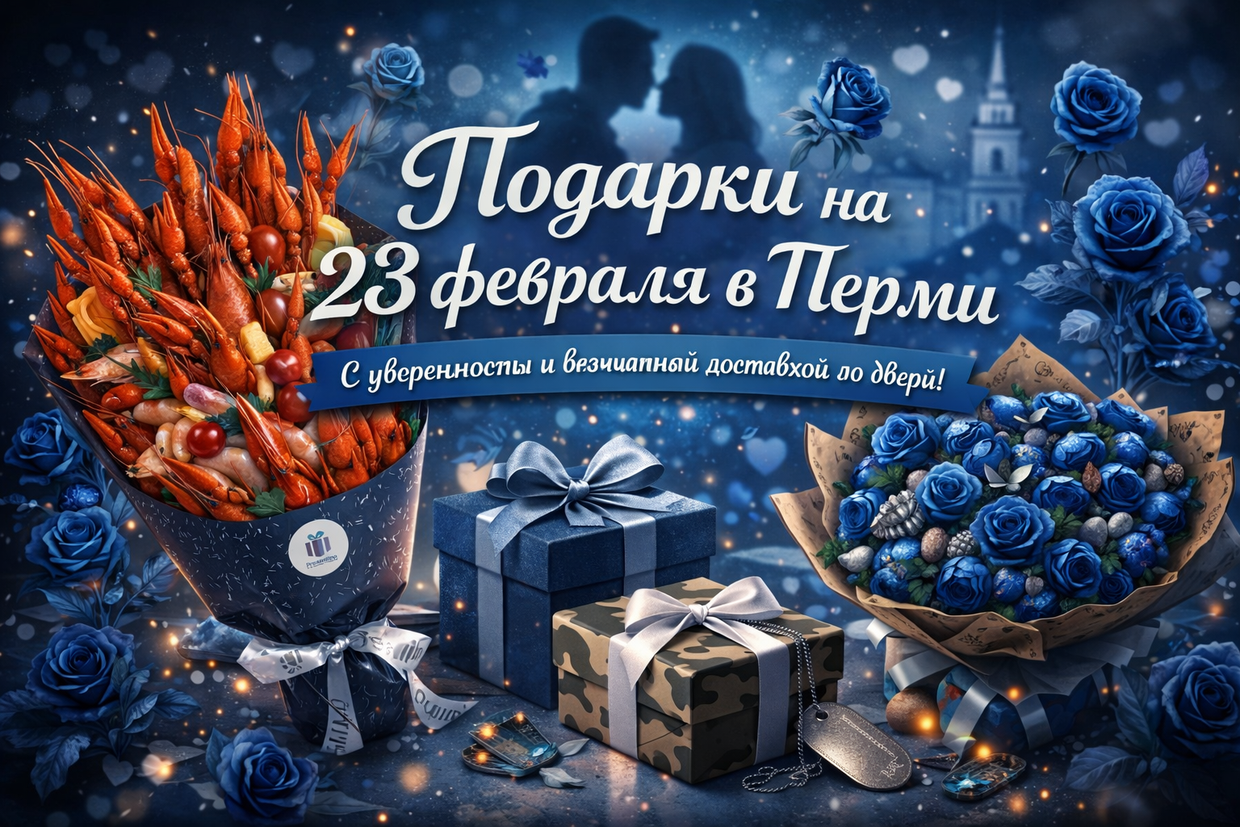 Подарки на 23 февраля в Перми: история и идеи стильных подарков.