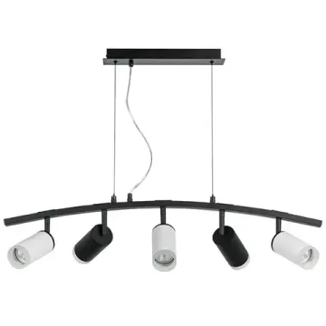 Подвесной светильник 5*GU10 LR7353723630 чёрный/белый Rullo Lightstar