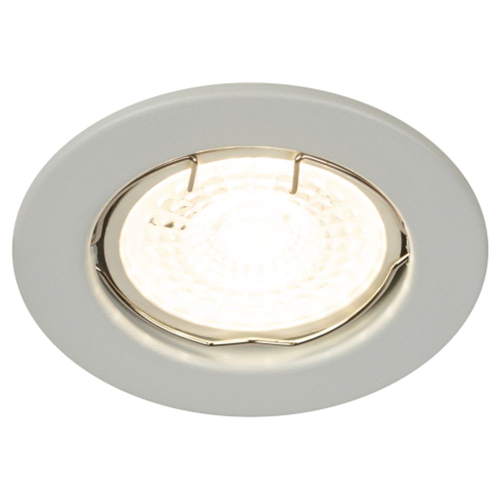 Встраиваемый светильник штампованный ЭРА ST1 SWH MR16 GU5.3 белый матовый