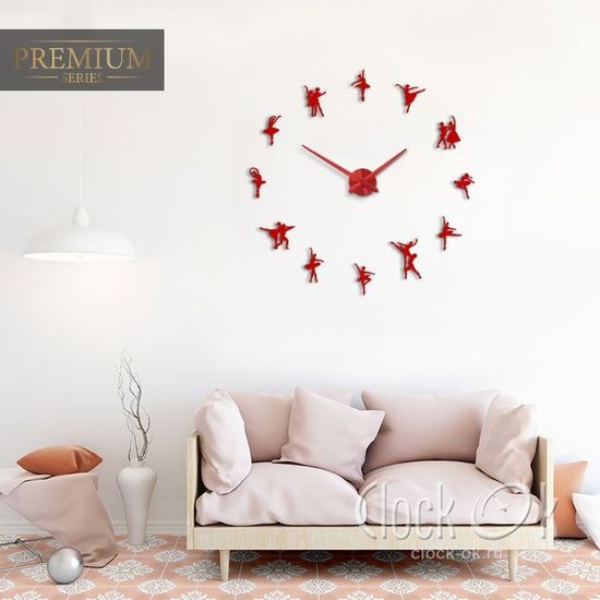 Настенные 3D часы Dance