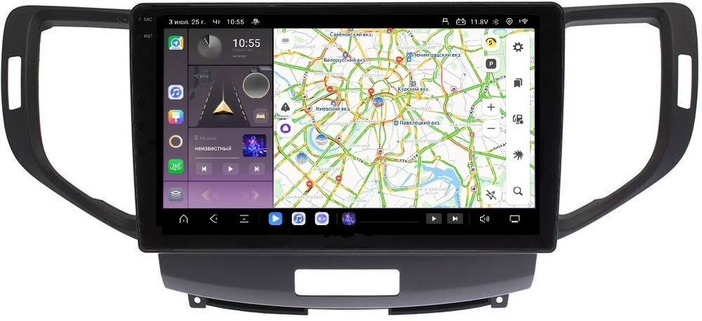 Магнитола для Honda Accord 2008-2012 - Carmedia OL-9641 QLed+2K, Android 13, TS20, CarPlay, 4G SIM-слот