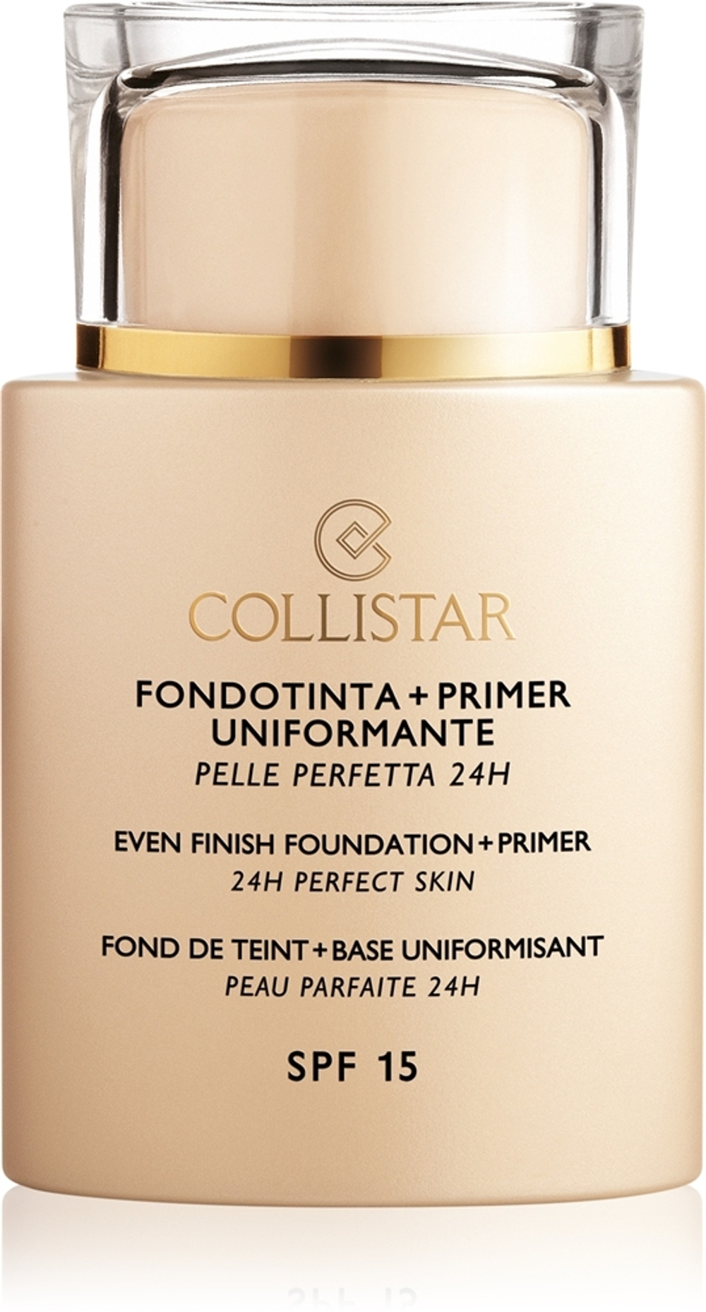 Collistar Even Finish Foundation+Primer 24h Perfect Skin - Тональная основа и база под макияж SPF 15, 35 ml