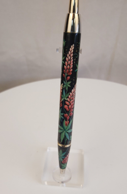 Ручка расписная Паркер "Люпины"