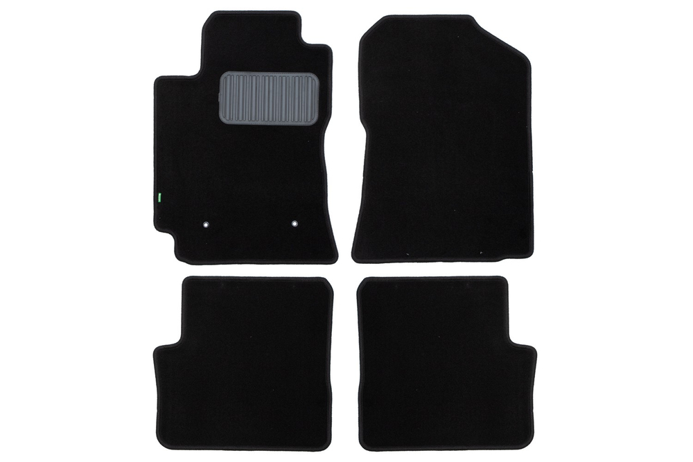 Коврики в салон для TOYOTA Corolla (E12) 2000-2004, 2003-2007, седан, 4 шт. (текстиль) KLEVER02480301210KH