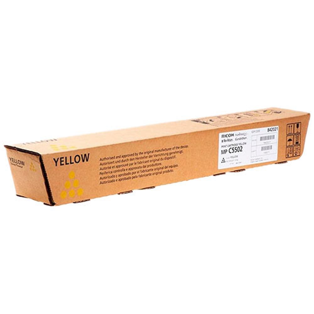 Тонер-картридж Ricoh type MPC5502E 841756/842021 для Aficio MP C4502/C5502 желтый