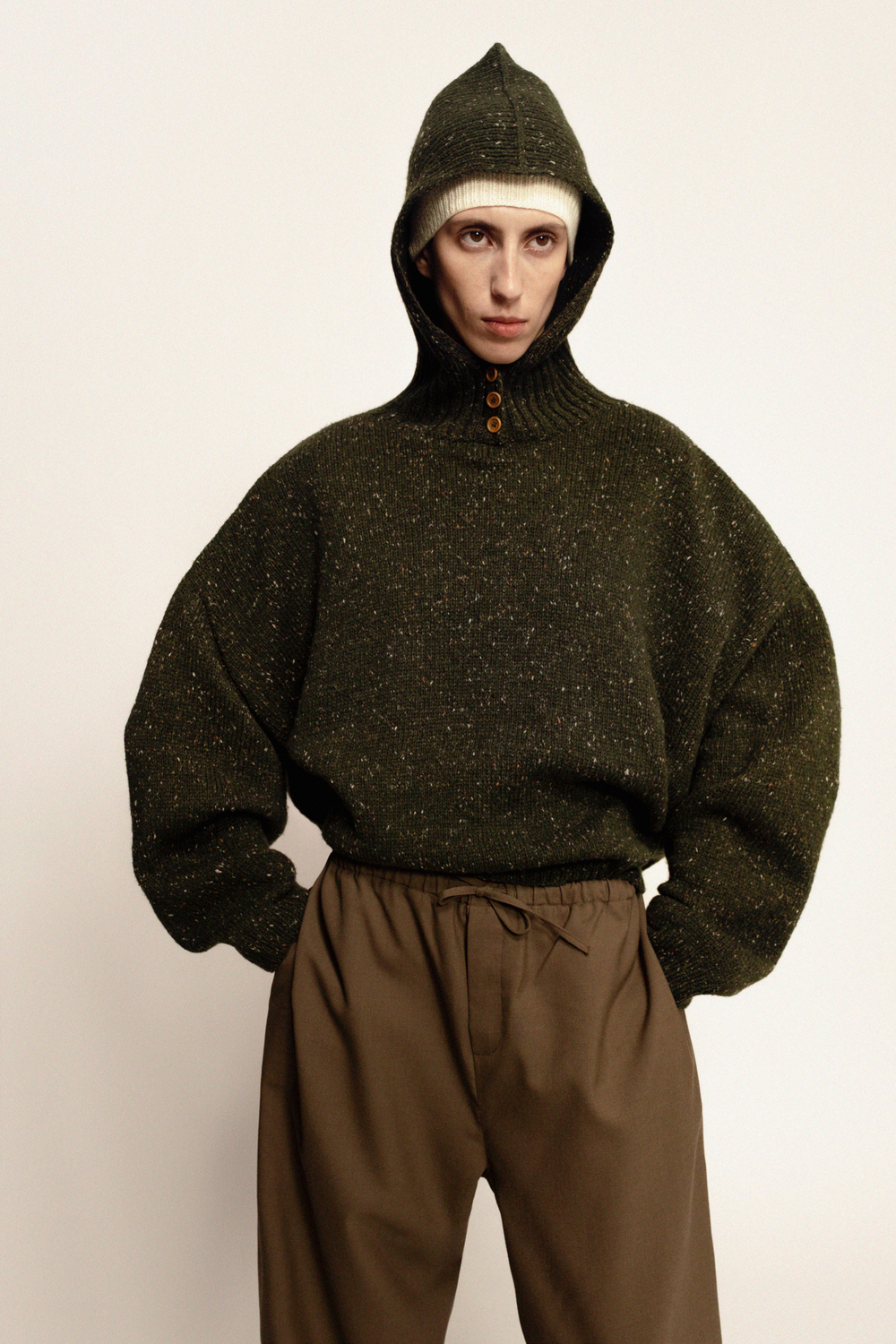 Джемпер с Капюшоном 25.NP.3.CLO.09.34, зеленый