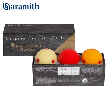 Шары Super Aramith Pro-Cup Carom ø61,5мм 3шара