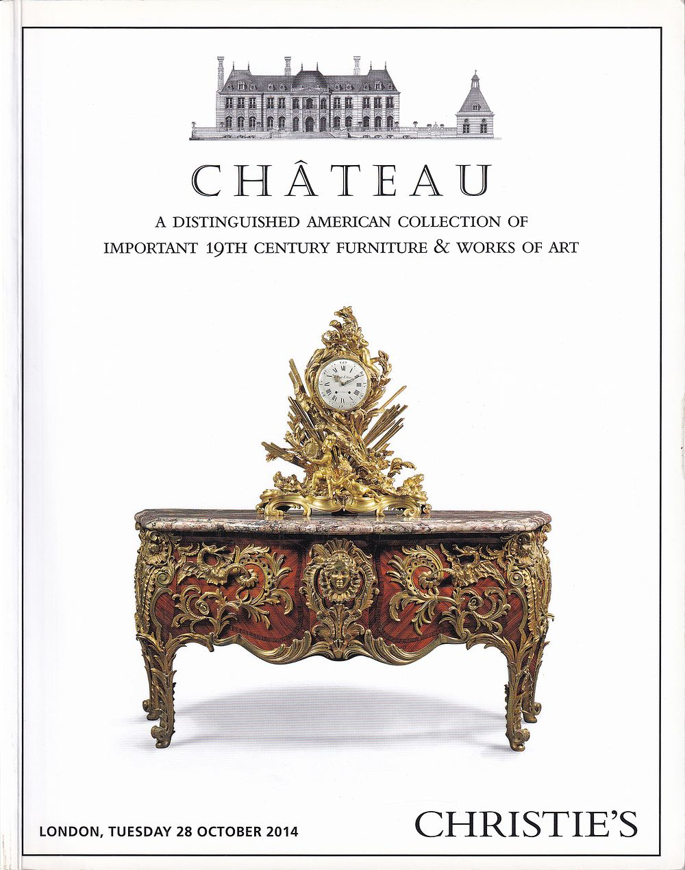 Каталог аукциона Christie's, Лондон, Шато (Сhâteau): Выдающаяся американская коллекция исключительной мебели и предметов искусства XIX века от 28 октября 2014 года