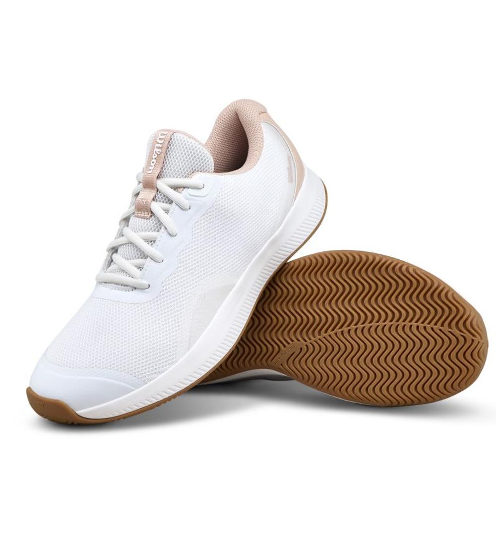 Женские Кроссовки теннисные Wilson Intrigue Lite - white/cameo rose/gum