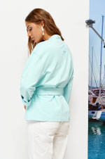 1789 Жакет женский (аква)