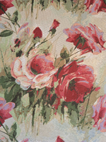 Покрывало гобеленовое Акварельные розы 2-спальный (180х200)