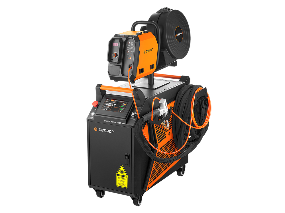 АППАРАТ ДЛЯ РУЧНОЙ ЛАЗЕРНОЙ СВАРКИ, РЕЗКИ И ЧИСТКИ LASER WELD 2000 3.0