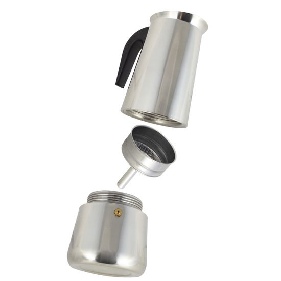 Кофеварка гейзерная 200 мл (4 порции) Ofenbach NB 101100 из нержавеющей стали