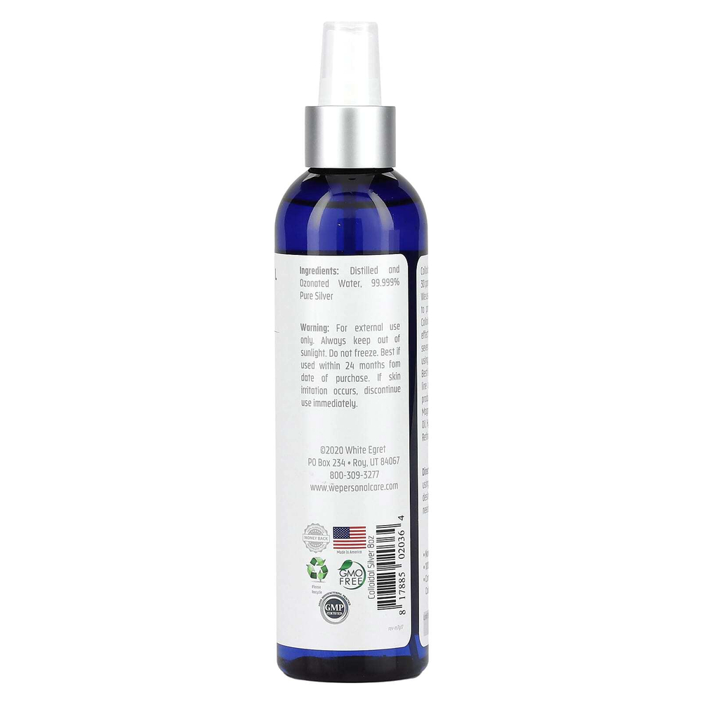 White Egret Personal Care, коллоидное серебро в спрее, 30 част./млн, 237 мл (8 жидк. унций)