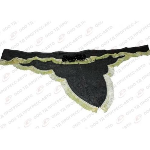 Шторка кабины /Г-3302, Г-4111 NEXT/ 1.8 м бархат черный с надписью  Next  + боковые (Газелист52)