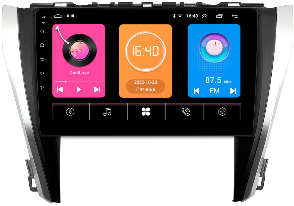 Магнитола для Toyota Camry 2014-2018 - OEM GT10-1045/1027 на Android 10, 2Гб-16Гб