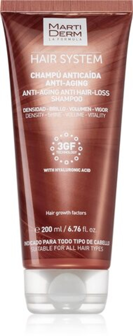 MartiDerm Hair System - шампунь против выпадения волос /   200  ml  / GTIN 8437015942094
