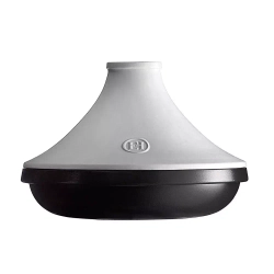 Тажин Emile Henry Delight Slate & White, 32 см