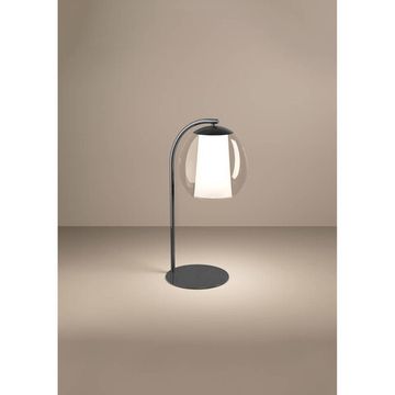 Светодиодная настольная лампа с регулировкой цветовой температуры LED 1,6W/5W 2200К-6500K 390461 никель чёрный/белый Menorca Eglo