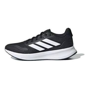 Adidas Runfalcon 5,0 Детские беговые кроссовки низкого качества абсолютно черного/Абсолютно белого/Абсолютно черного цвета для любого возраста