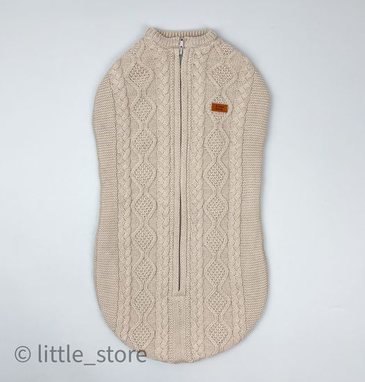 Кокон вязаный "Basic" Песочный