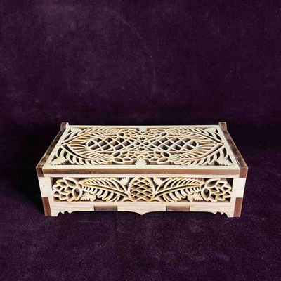 Шкатулка "Шишка", кедр