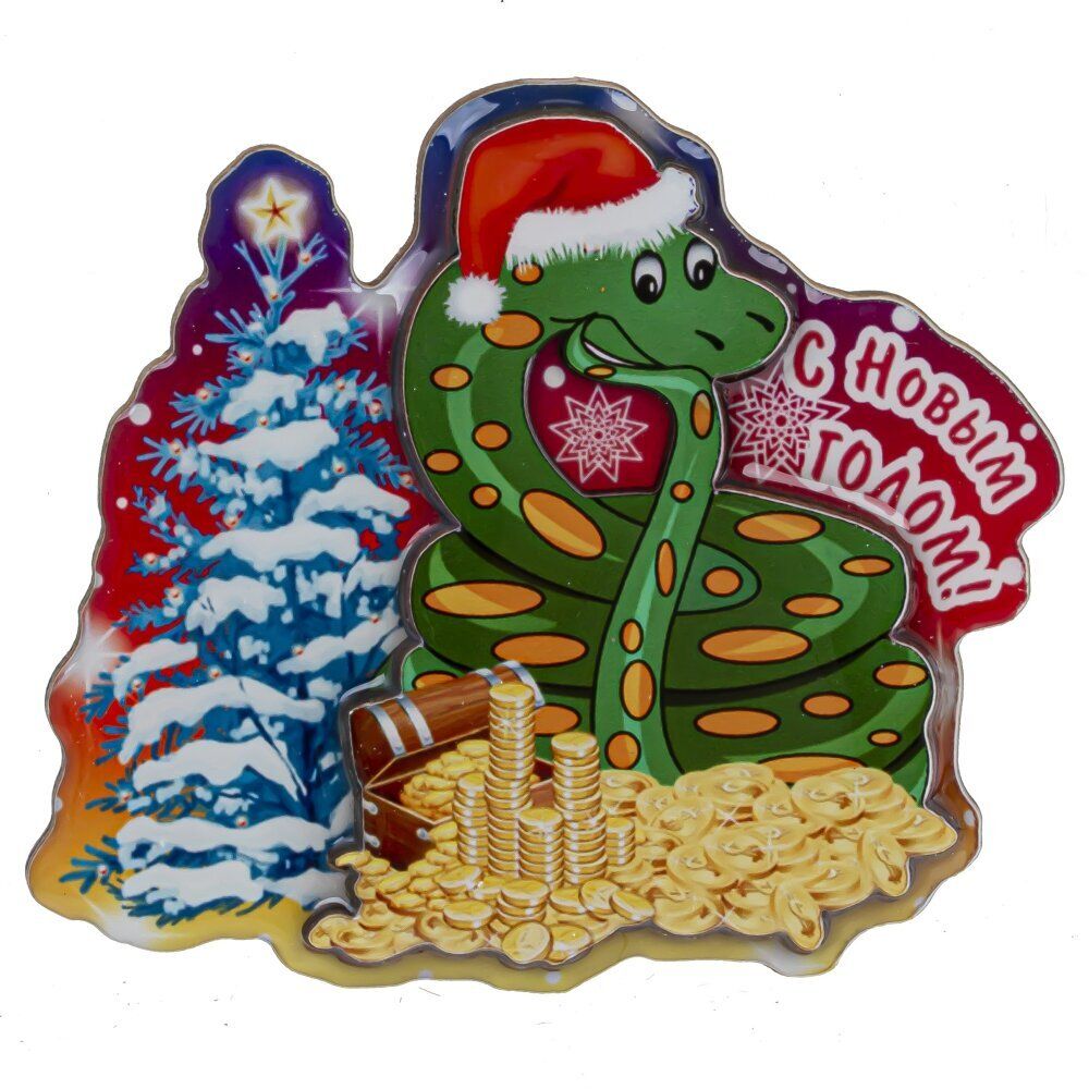 GAEM Магнит "Змейка", L8 W1 H7 см, 6в.