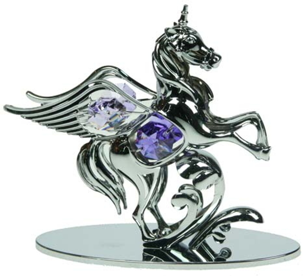 Фигурка декоративная Crystocraft Пегас с кристаллами Swarovski, 10,2x8,6 см