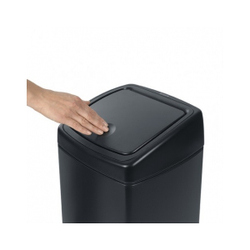 Ведро для мусора Brabantia Touch Bin матовый черный 25л вид сверху