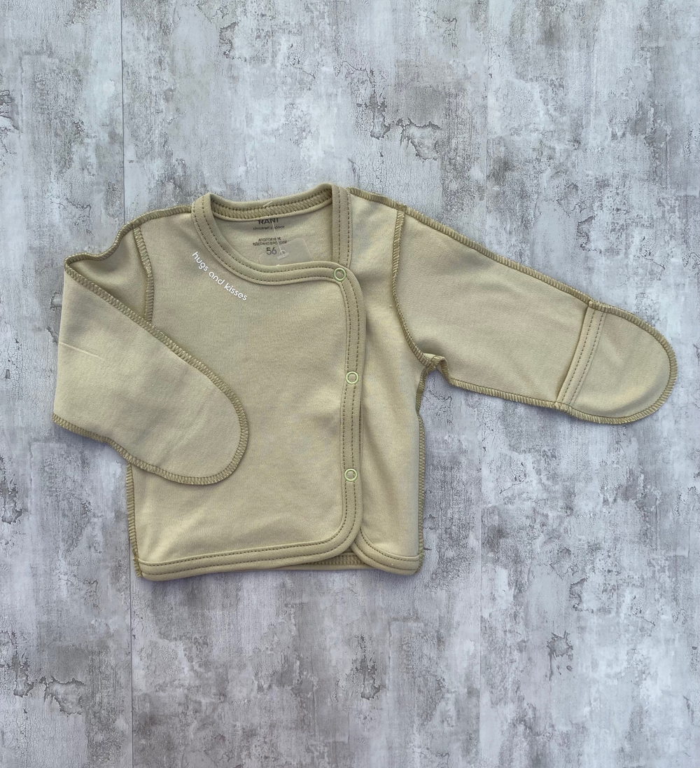 Распашонка HUGS AND KISSES (RANT) Light Green (Размер: 62)