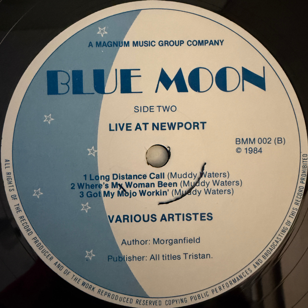 B.B. King & Big Mama Thornton & Muddy Waters ‎– Live At Newport (Англия 1984г.) Т
