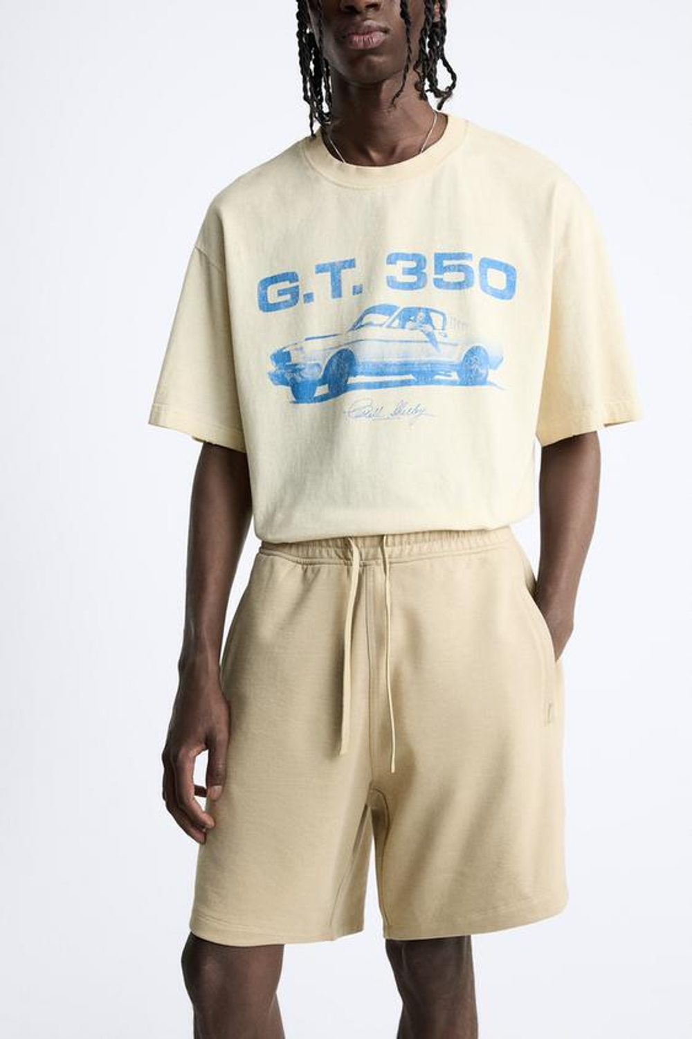 ZARA ШОРТЫ ДЖОГГЕРЫ, РЫЖЕВАТО-КОРИЧНЕВЫЙ