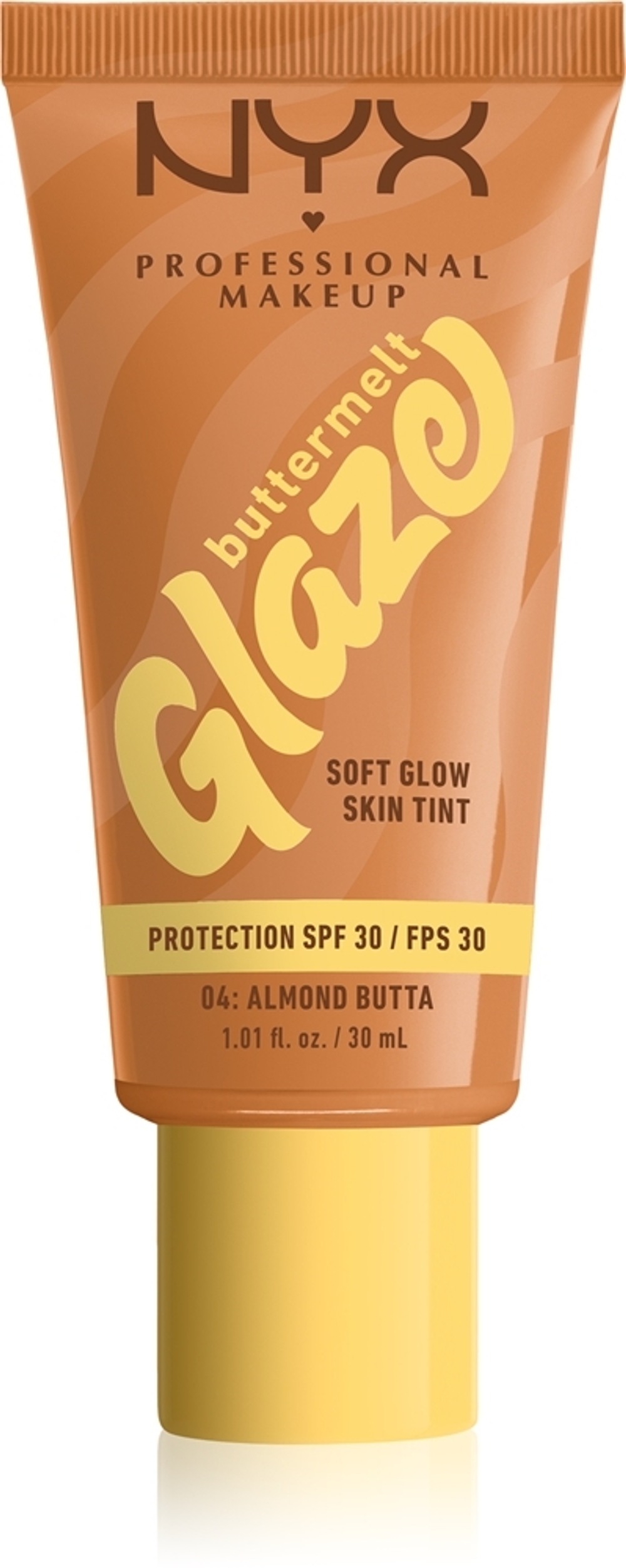 NYX Professional Makeup Buttermelt Glaze - Осветляющий и тонизирующий флюид SPF 30, 30 ml