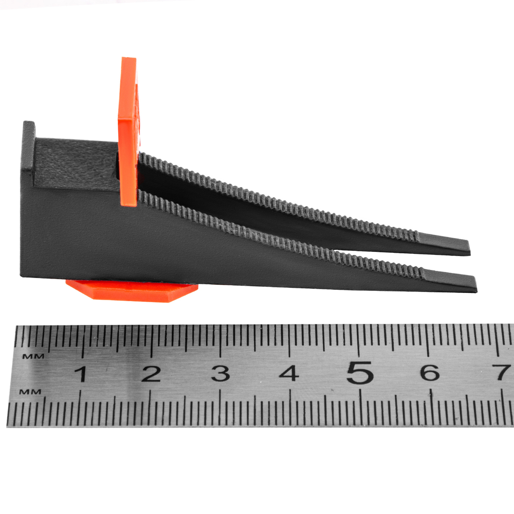 Система выравнивания плитки (СВП), комплект: зажимы, клинья (50/50 шт), упаковка